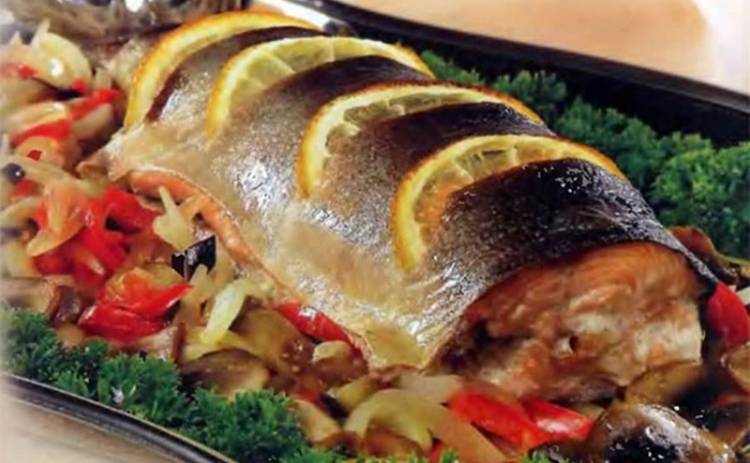рецепт риби з овочами