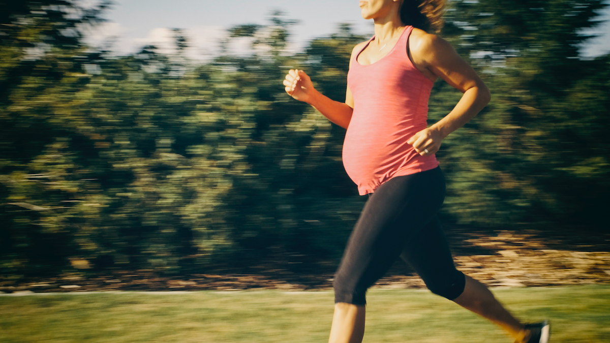 беременность и бег